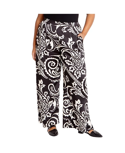 City Chic Plus Sienna Print Pant
