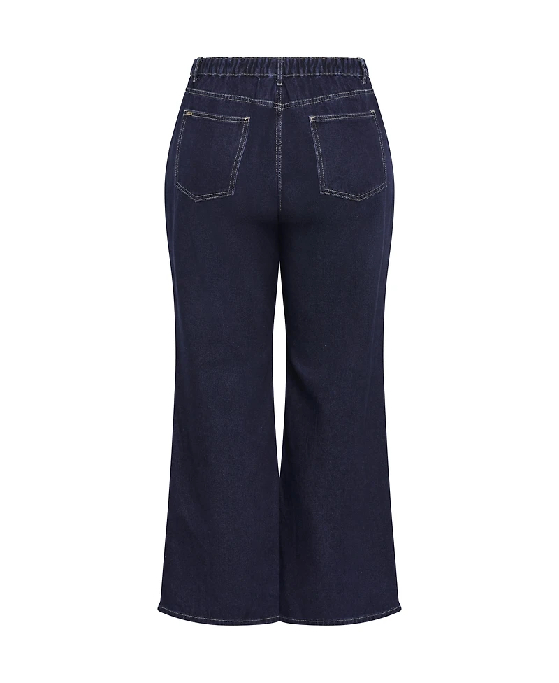 City Chic Plus Harley Kyla Wide Leg Jean