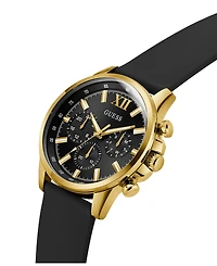 Guess Men's Multi-Function Black Silicone Watch