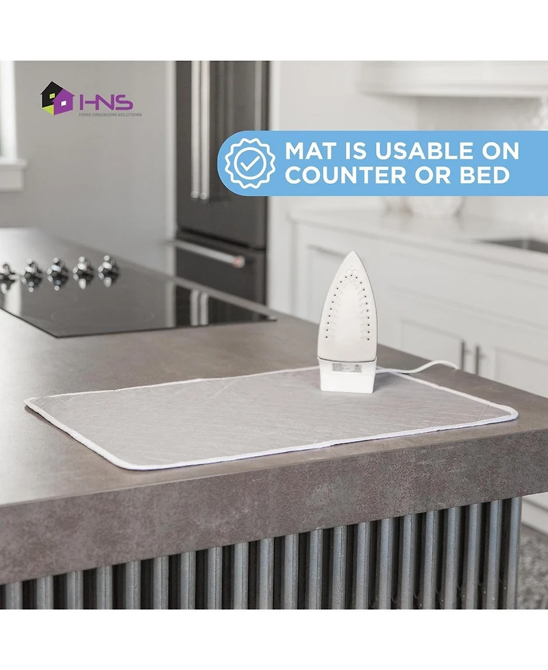 Florida Brands Ironing mat, Magnetic Laundry mat, 28.25” x 19” Quilted for Washer and Dryer Countertop