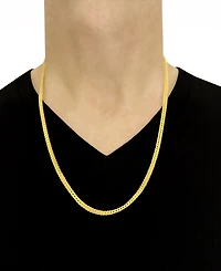 24" Franco Chain Necklace (3.5mm) in 14k Gold