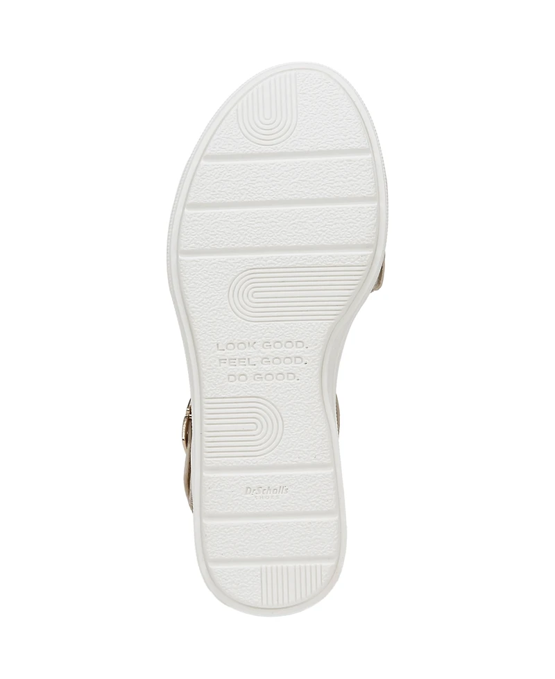 Dr. Scholl's Women's Time Off Sky Sport Wedge Sandals