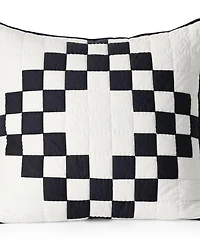 Lands' End Irish Chain Quilt Sham