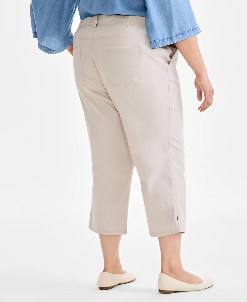 Style & Co Plus Size Comfort Capri Pants, Exclusively at Macy's