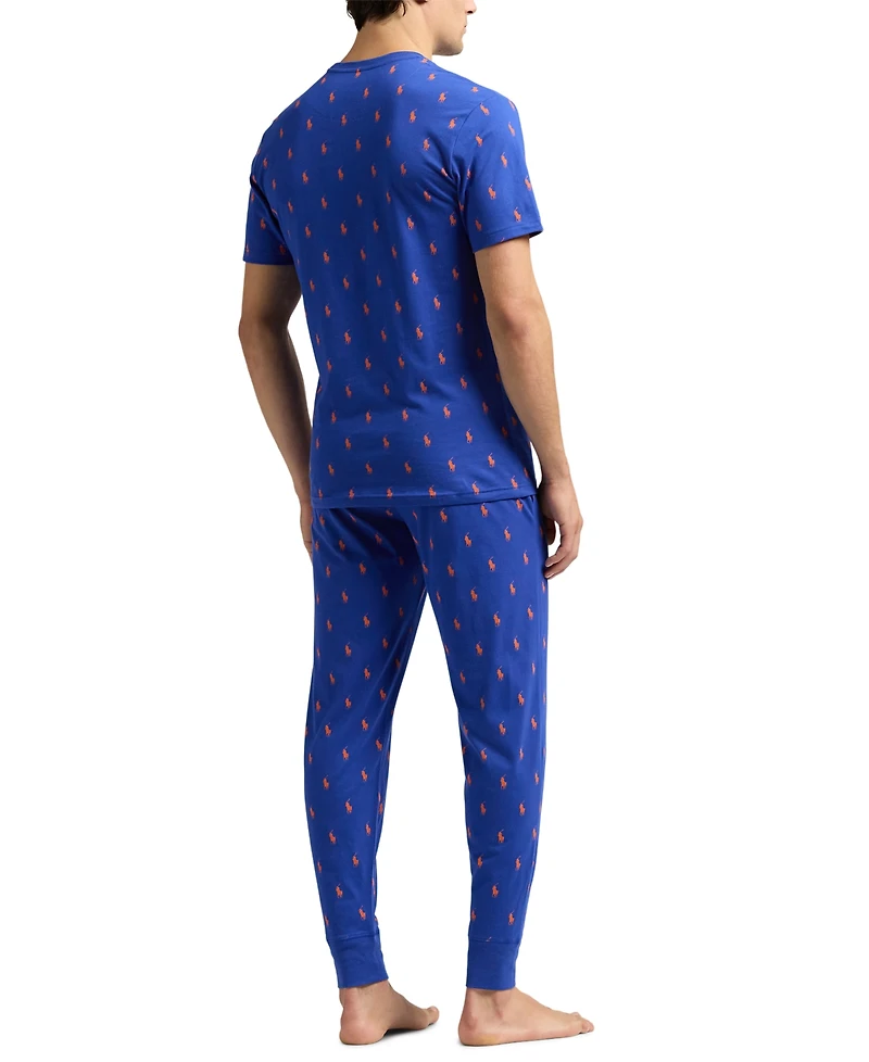 Polo Ralph Lauren Men's Short-Sleeve Jogger Pajama Set, Exclusively at Macy's