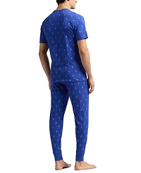 Polo Ralph Lauren Men's Short-Sleeve Jogger Pajama Set, Exclusively at Macy's