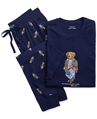 Polo Ralph Lauren Men's Bear Jogger Pajama Set, Exclusively at Macy's