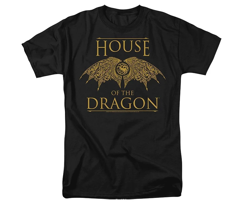 House Of The Dragon Men's Wings Short Sleeve Adult Tee / T-Shirt