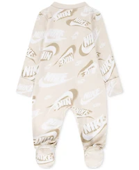 Nike Baby Printed Interlock Footed Coverall