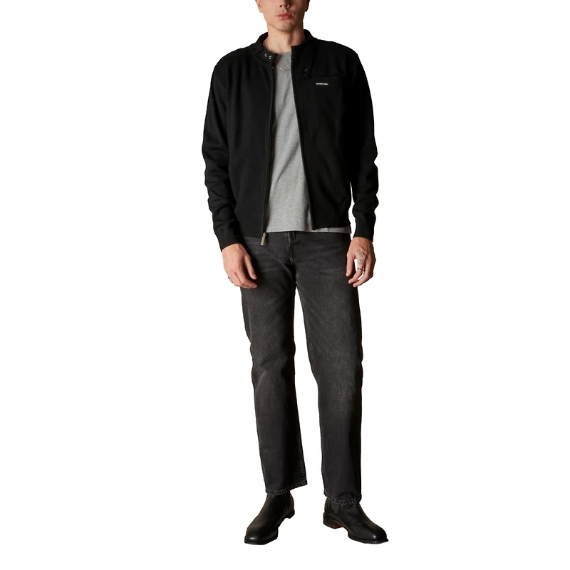 Members Only Men's Big & Tall Iconic Racer Sweater