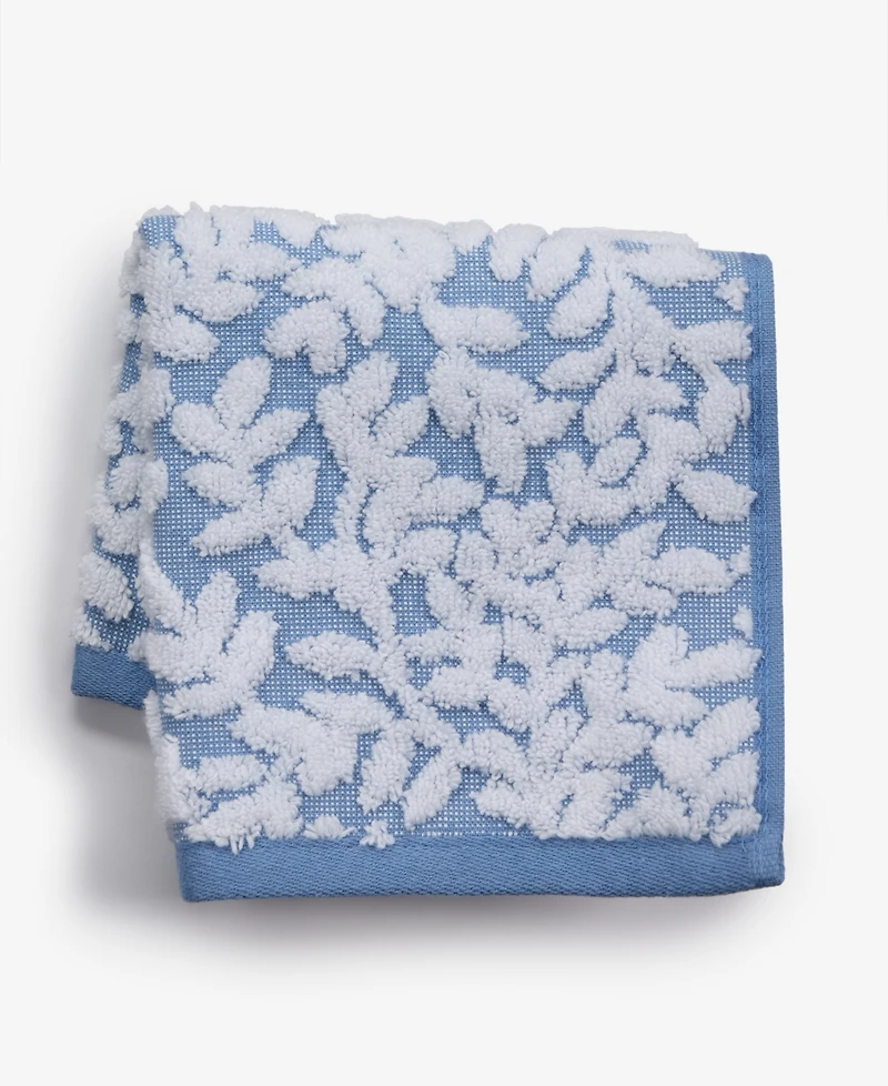 Charter Club Signature Boxwood Washcloth, 13" x 13", Exclusively at Macy's