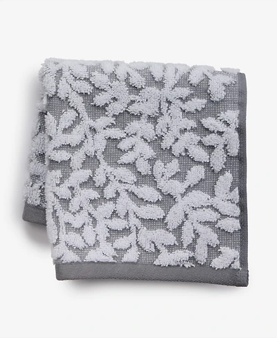 Charter Club Signature Boxwood Washcloth, 13" x 13", Exclusively at Macy's