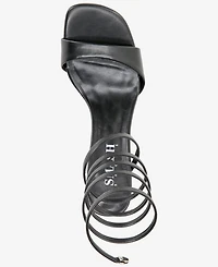 Smash Shoes Women's Zainab Spiral Wrapped Dress Sandals - Extended Sizes Available