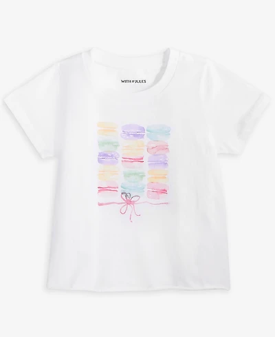 With Jules Big Girl Macaron Graphic Tee