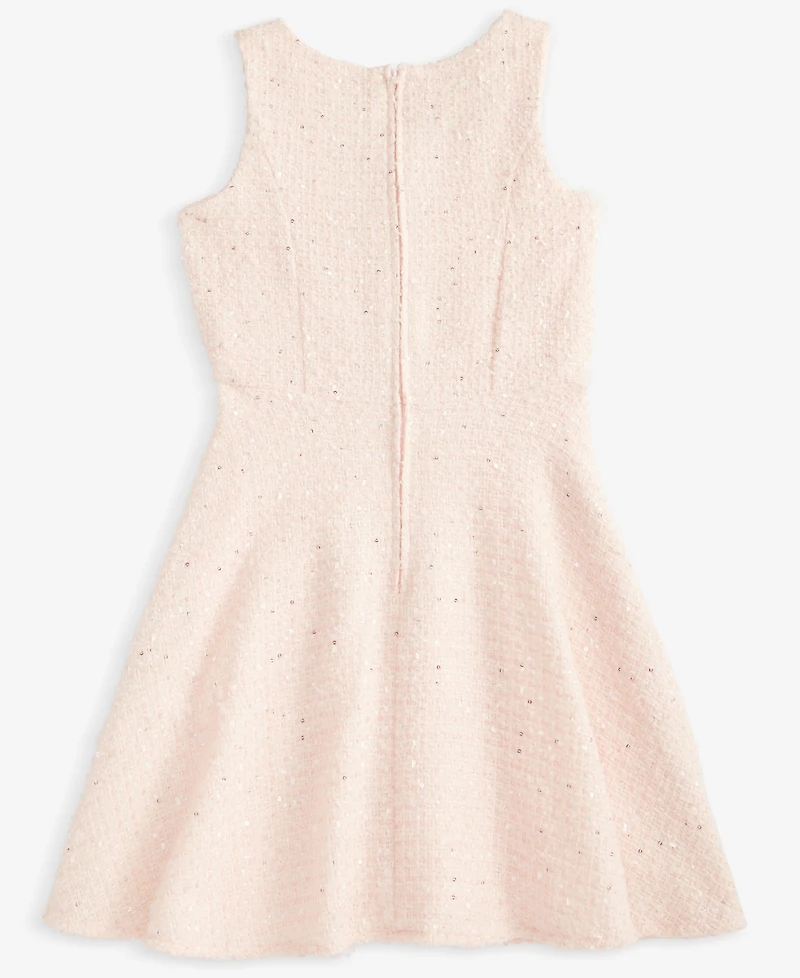 With Jules Big Girl Sleeveless Button Front Dress