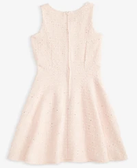 With Jules Big Girl Sleeveless Button Front Dress