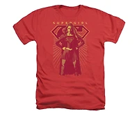 Supergirl Mens Ready Set Adult Heather Tee / T-Shirt