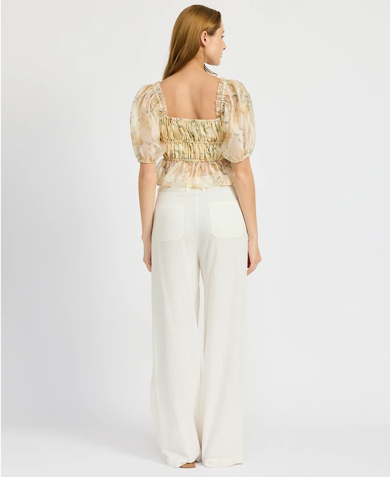 En Saison Women's Elliot Organza Top