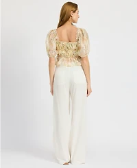 En Saison Women's Elliot Organza Top