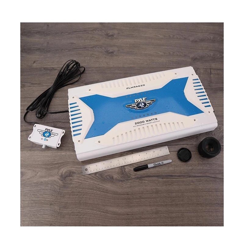 Pyle 6-Channel Marine Amplifier, 2000 Watts Elite Series