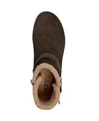 Earth Women's Hutton Buckle Strap Cozy Booties