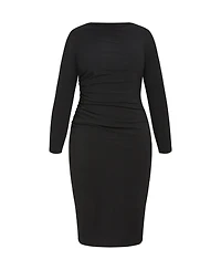 City Chic Plus Jojo Fitted Dress