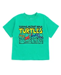Teenage Mutant Ninja Turtles T-Shirt and French Terry Shorts Outfit Set