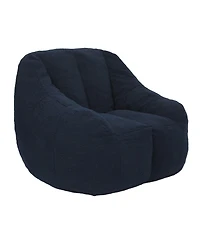The Pop Home Comfy Bean Bag Chair with Memory Foam, Cozy Lounge for Dorm, Bedroom, Living Room-The