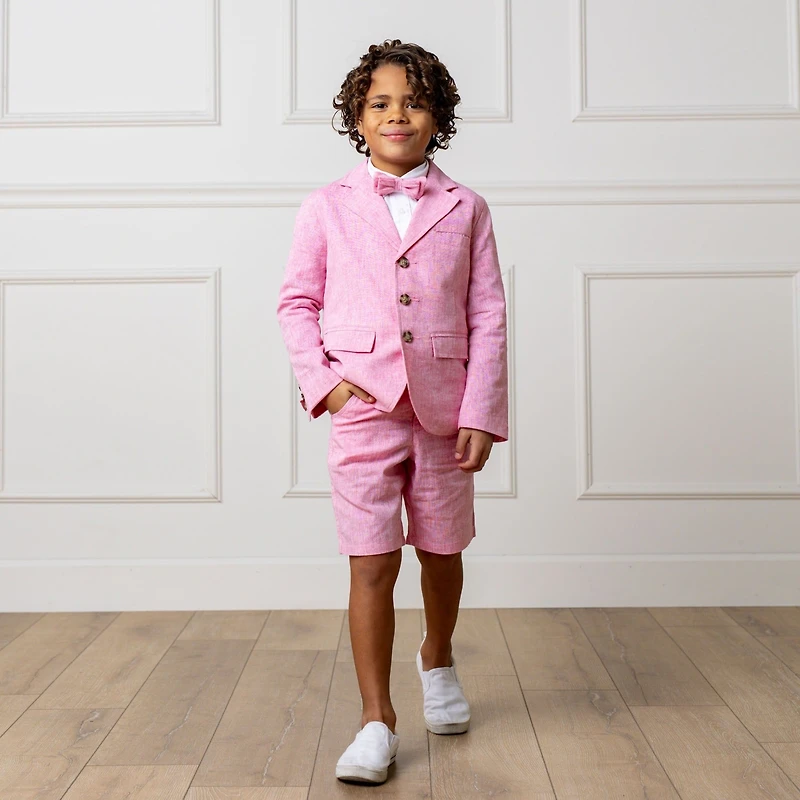 Hope & Henry Toddler Boys Heirloom Linen Blend Short