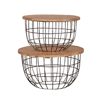 Liberty Furniture Nesting Caged Accent Tables