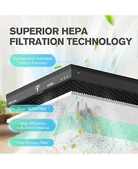Morento Air Purifier Replacement Filter, True Hepa Filter Compatible with Morento5866, Pet Dander Version, 2 Pack