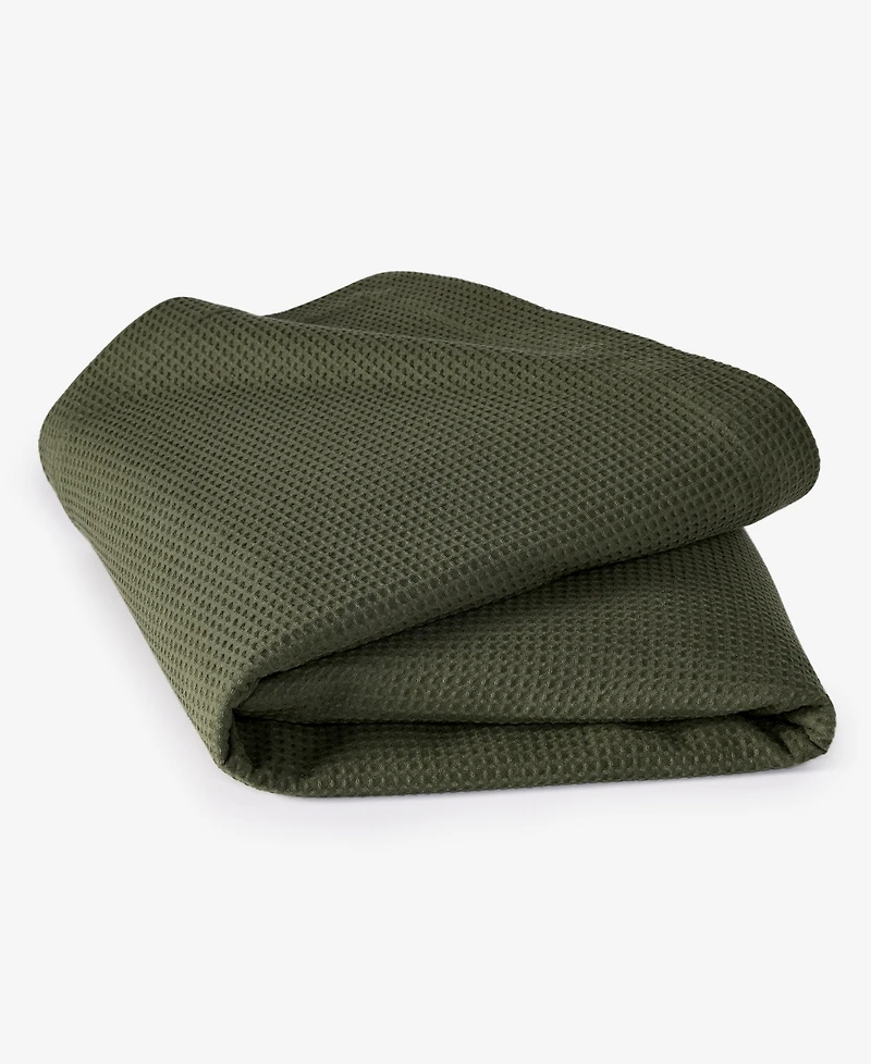 Arch Studio Waffle Cotton Blanket, Twin, Exclusively at Macy's