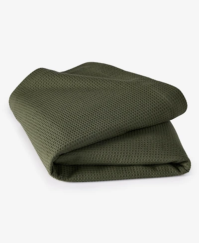 Arch Studio Waffle Cotton Blanket, Twin, Exclusively at Macy's