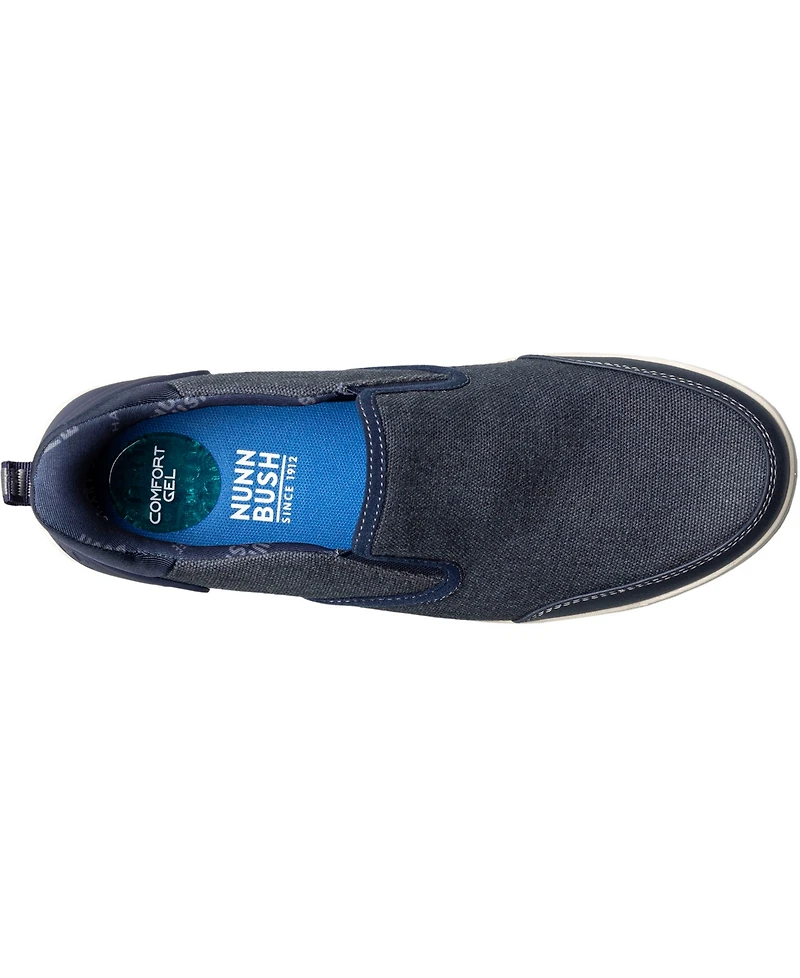 Nunn Bush Men's Kore City Walk Ez Canvas Slip On Shoe