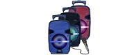 Toptech Spike-8 Bluetooth Speaker, 8" Woofer, Led Lights
