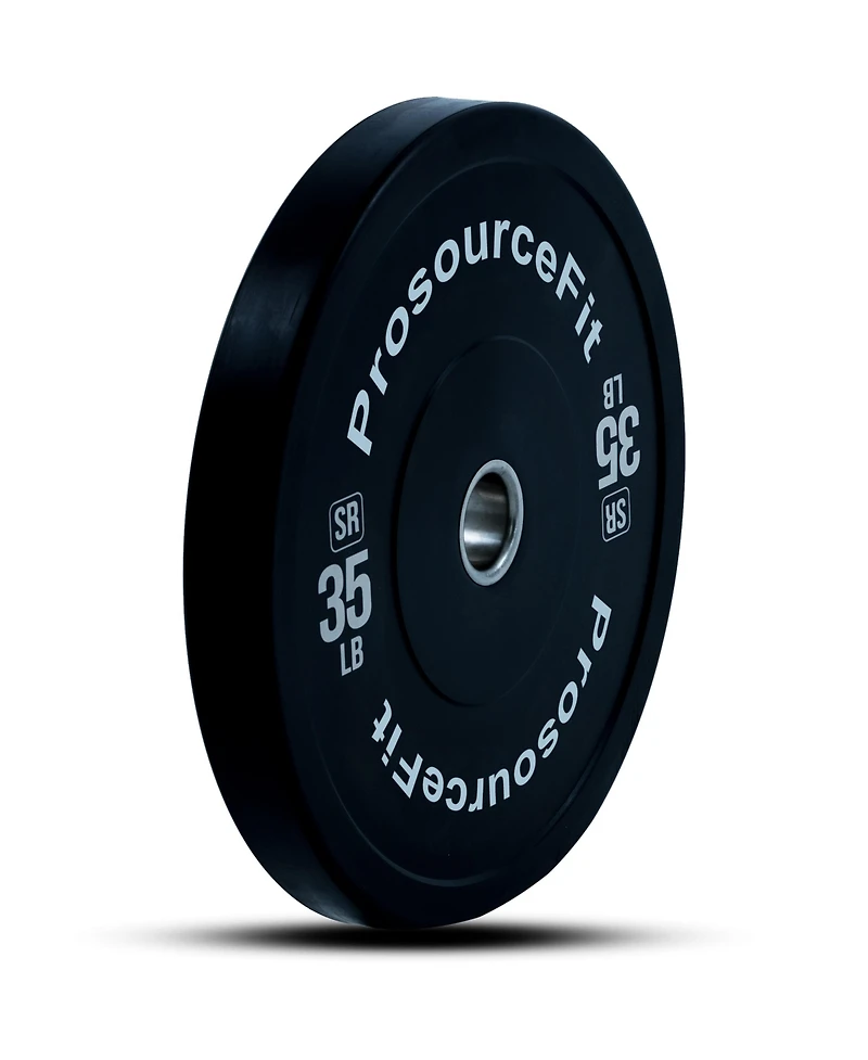 ProsourceFit Solid Rubber Bumper Plate