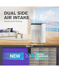 Morento MR5866 Air Purifier Replacement Filter, True Hepa Filter Compatible with MR5866, Multifunctional Version, 2 Pack