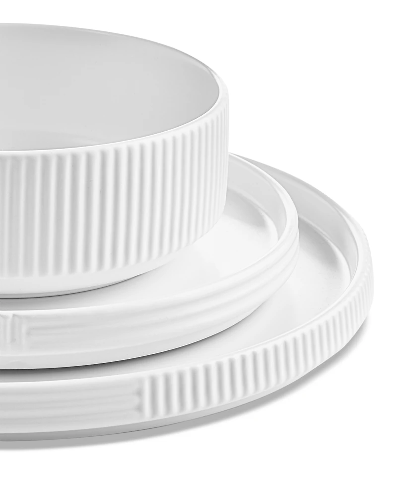 The Cellar Aaden Textured 12 Pc. Dinnerware Set, Service for 4, Exclusively at Macy's