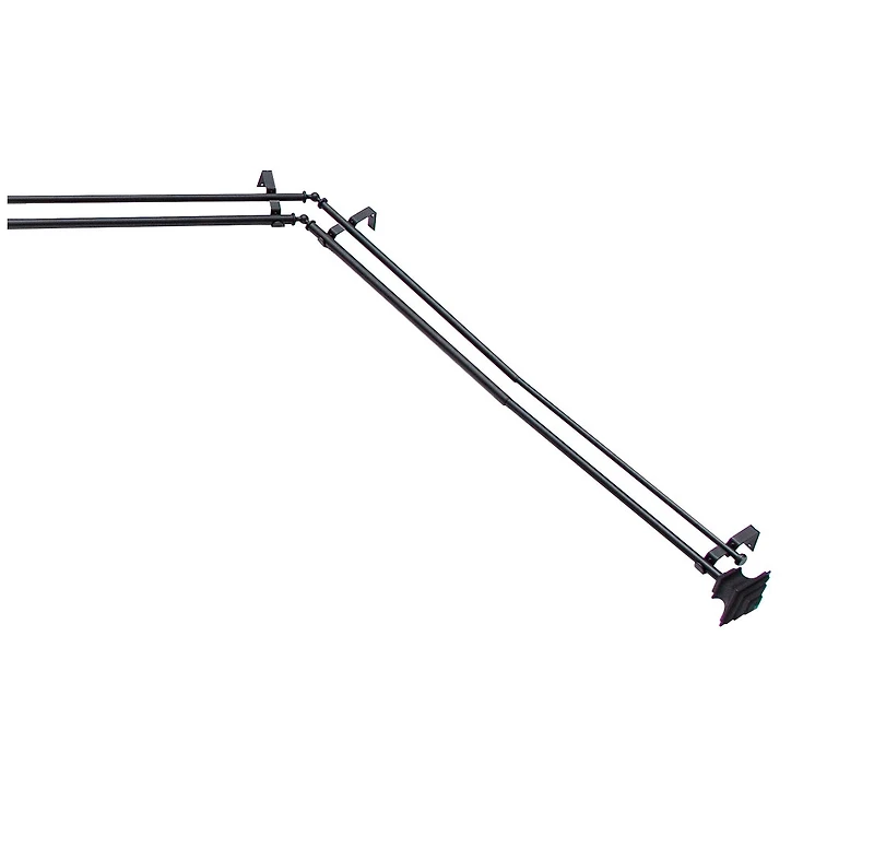 Kenney Mission 3/4" Decorative Bay Window Double Curtain Rod