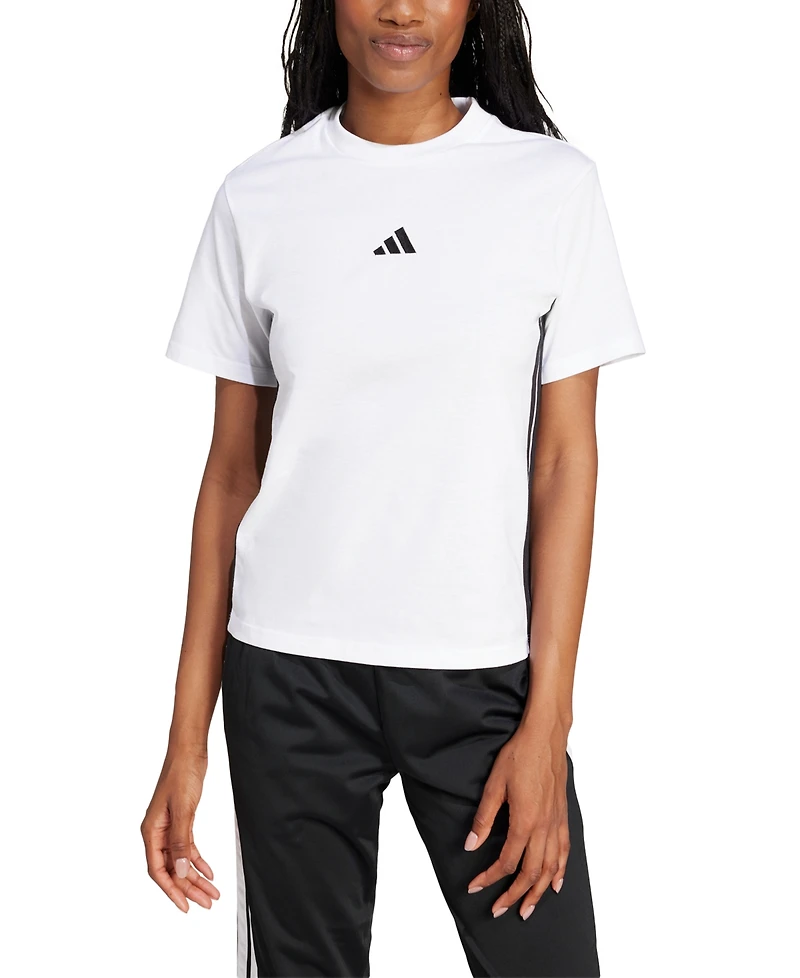 adidas Women's Essentials 3-Stripes Cotton T-Shirt
