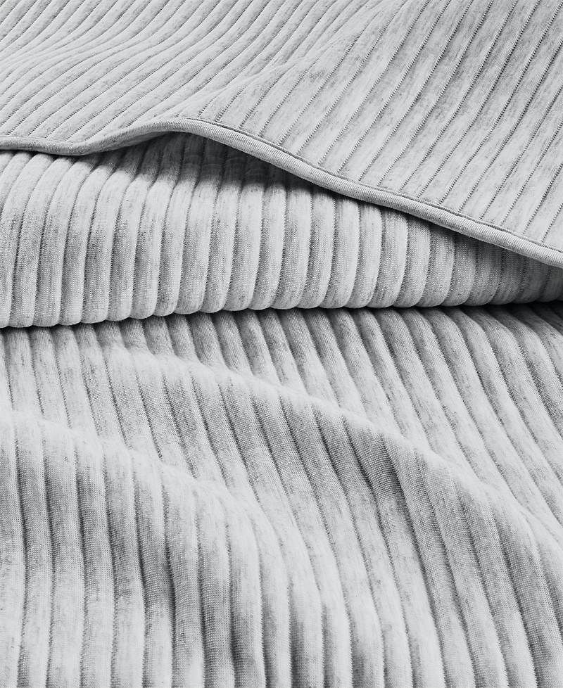 Last Act! Arch Studio Heathered Jersey 3-Pc. Quilt Set, Full/Queen, Exclusively at Macy's
