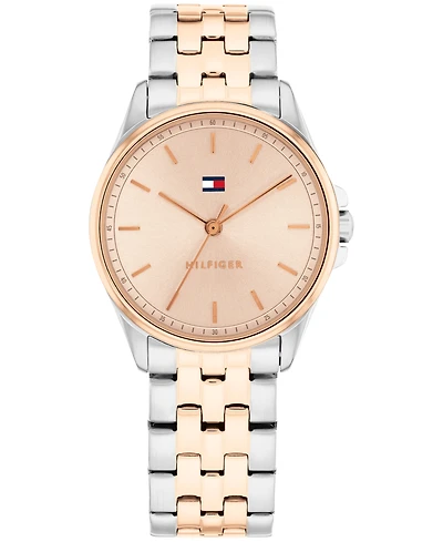 Tommy Hilfiger Women's Quartz Two-Tone Stainless-Steel Bracelet Watch, 30mm