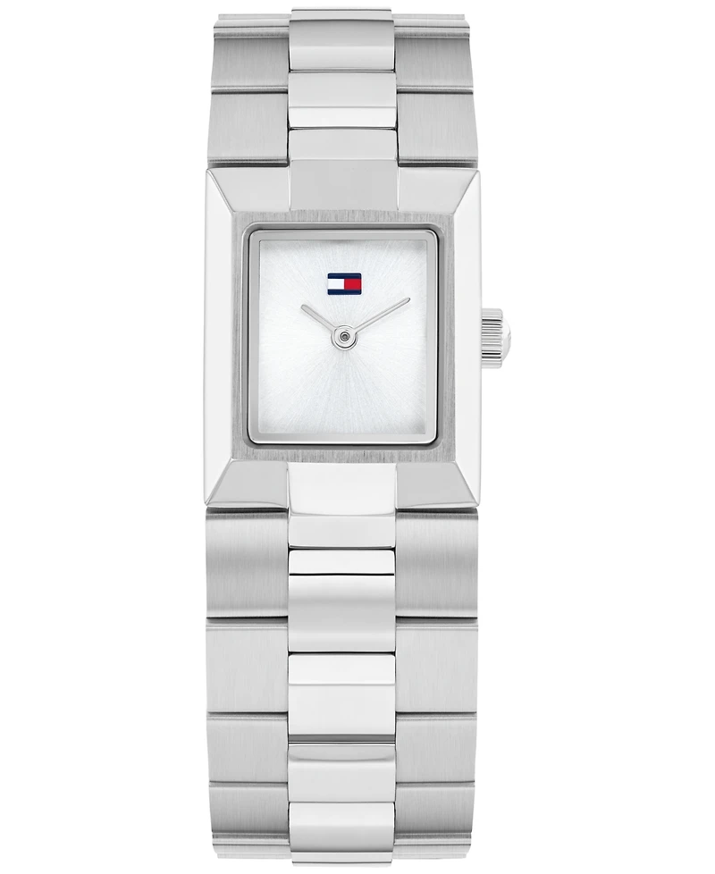 Tommy Hilfiger Women's Quartz Silver Tone Stainless Steel Bracelet Watch, 20.50mm x 25.20mm