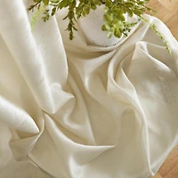 Hlc.me Lauren Semi Sheer Light Filtering Transparent Pocket Top & Back Tab Lightweight Window Curtains Drapery Panels Bedroom & Living Room