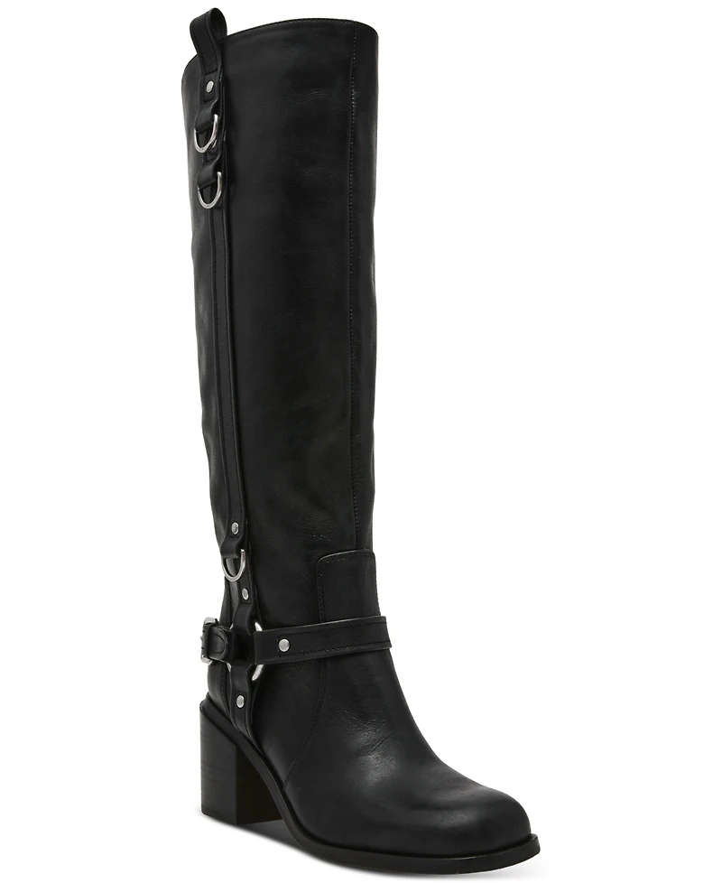 Steve Madden Women's Lawful Tall Moto Boots
