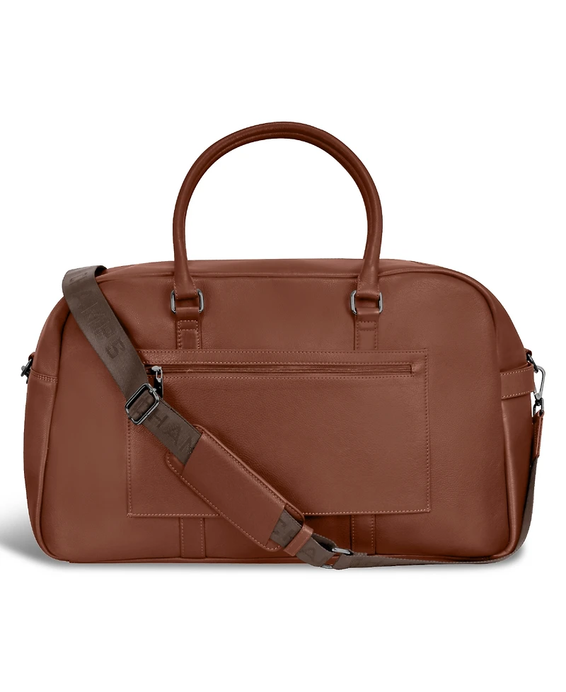 Onyx Leather Duffle Bag
