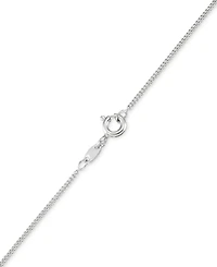 Marcasite & Synthetic Turquoise 18" Pendant Necklace in Sterling Silver