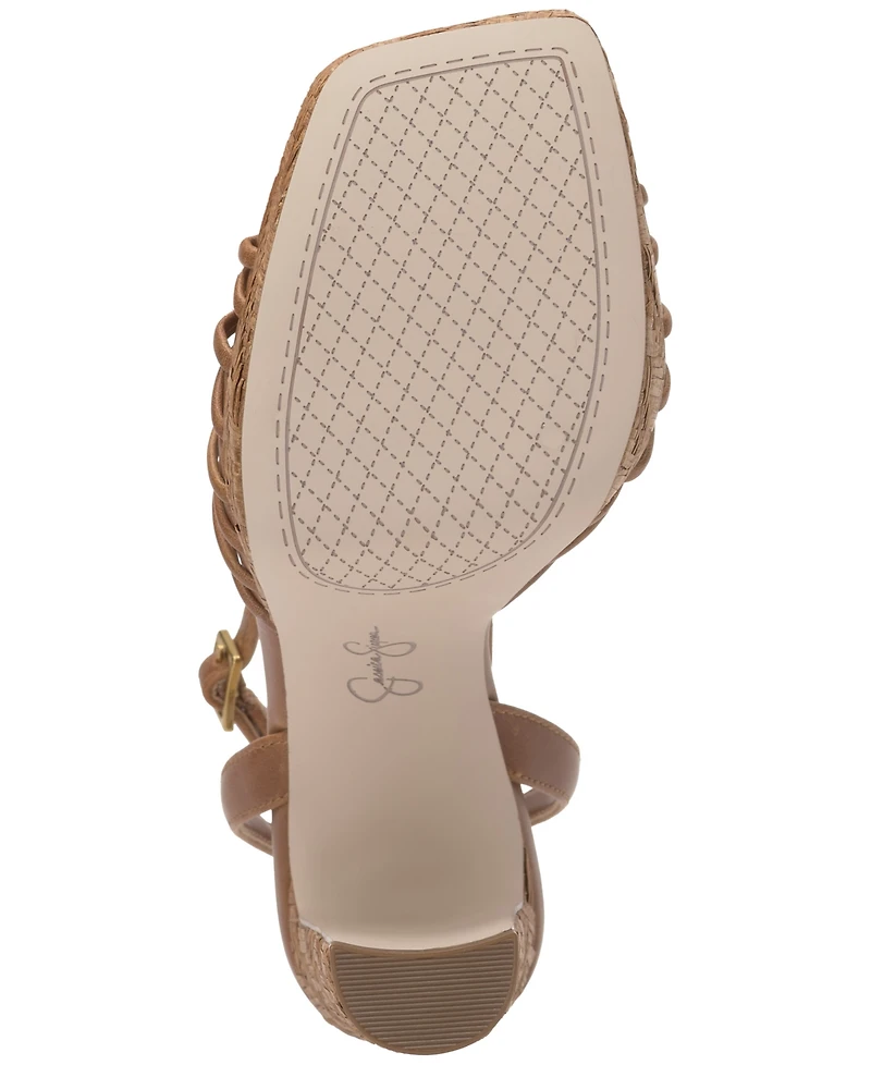 Jessica Simpson Women's Colero Coin Strappy Platform Sandals