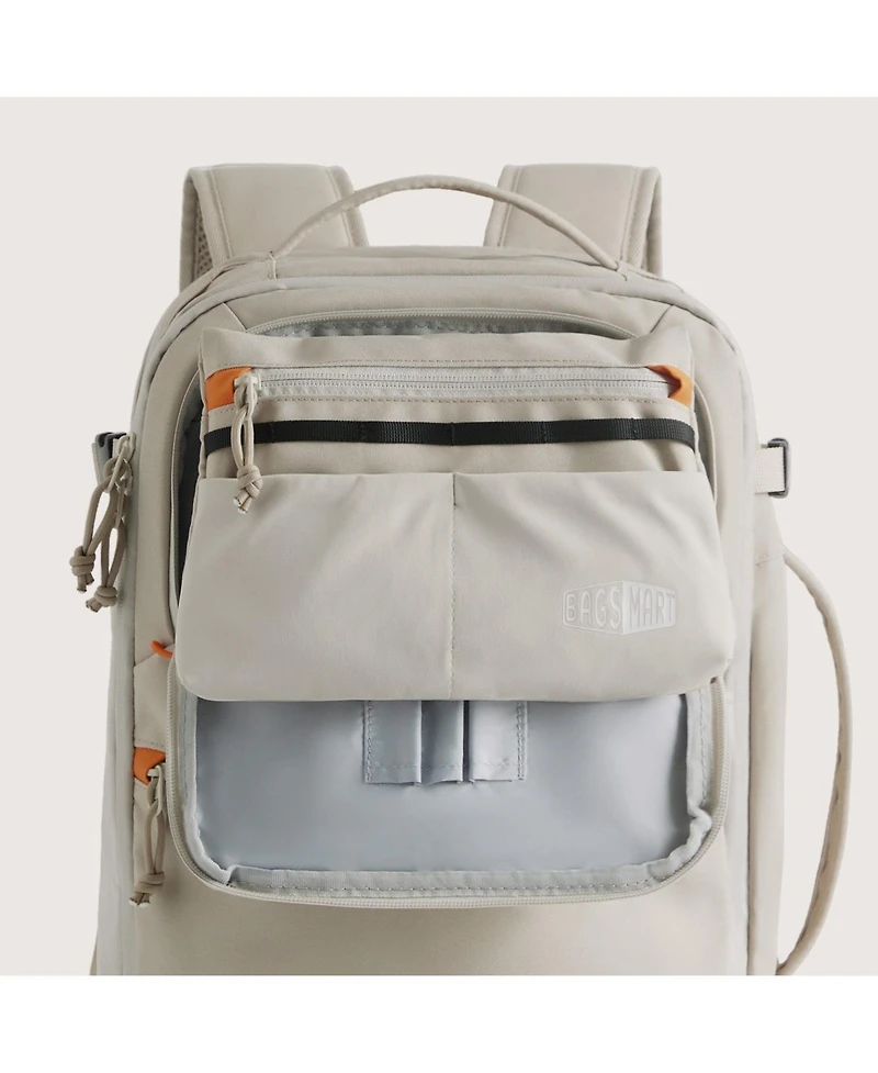 Bagsmart Faro 29L Carry On Travel Backpack Set Bone White