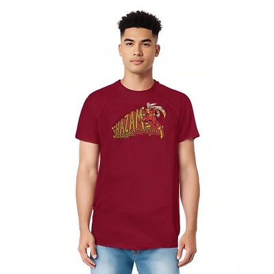 Dc Shazam Mens Comics Short Sleeve Adult Tee / T-Shirt